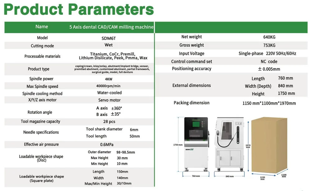 Dental Milling Machine