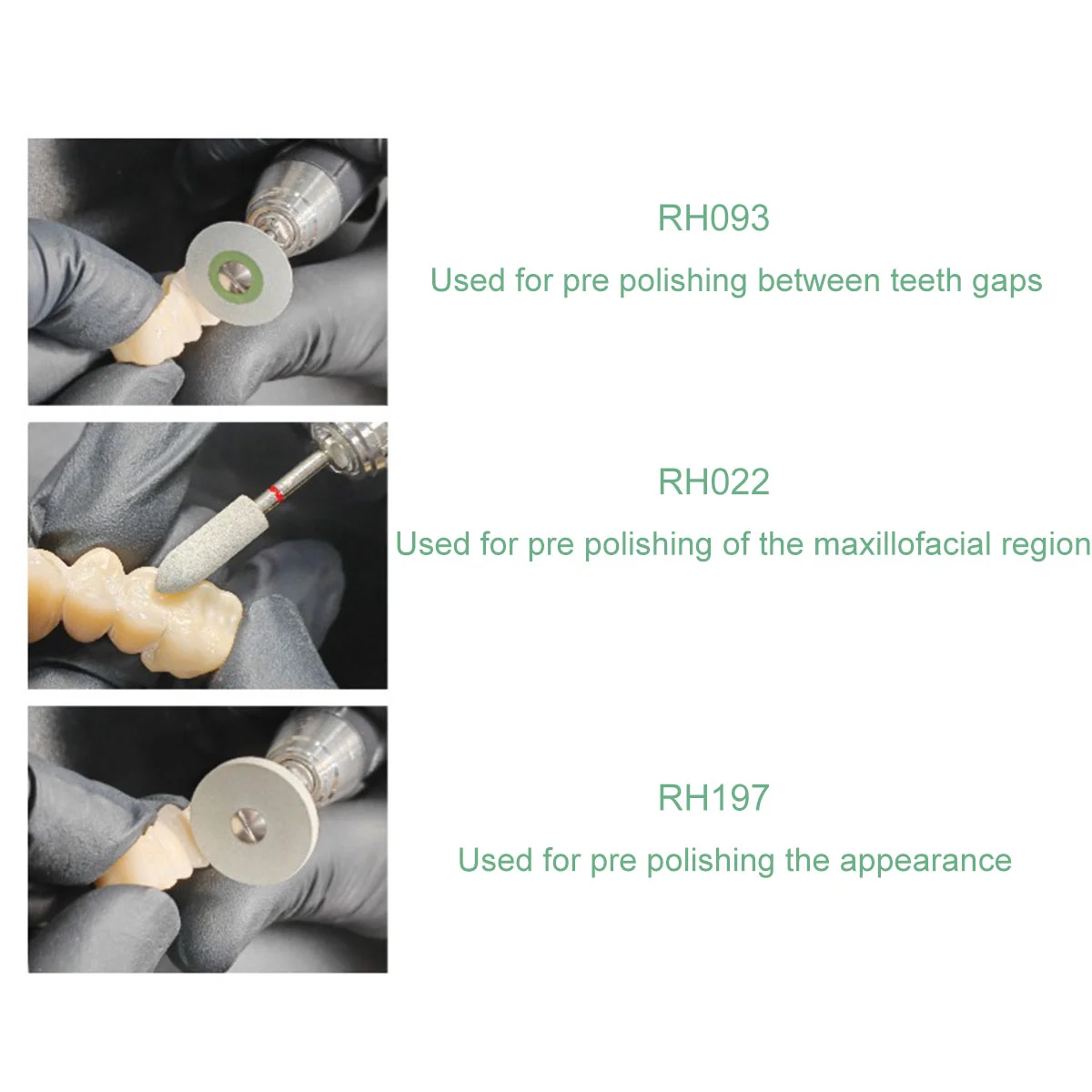 JEEDENT 9PCS/BOX Universal Polishing Kit