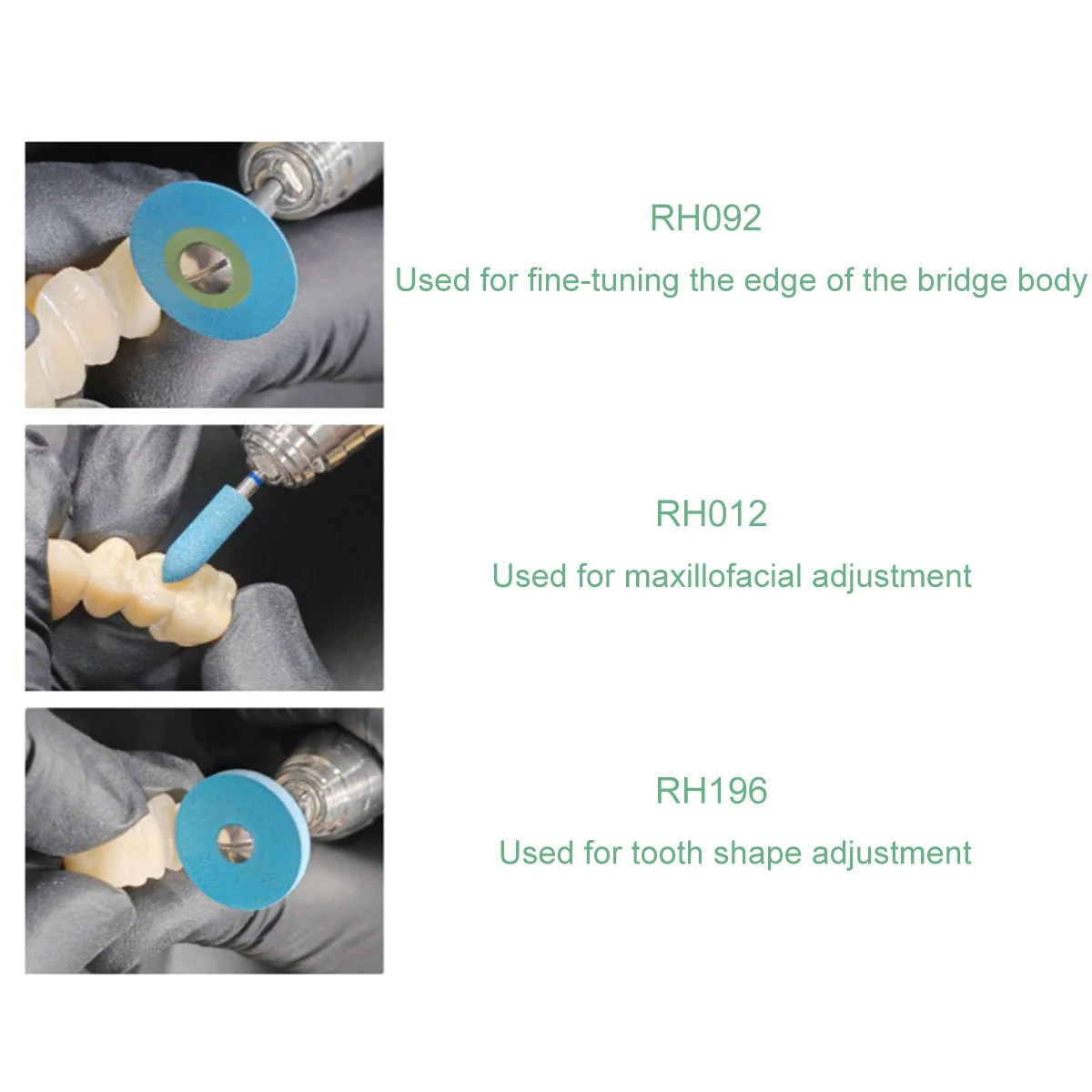 JEEDENT 9PCS/BOX Universal Polishing Kit