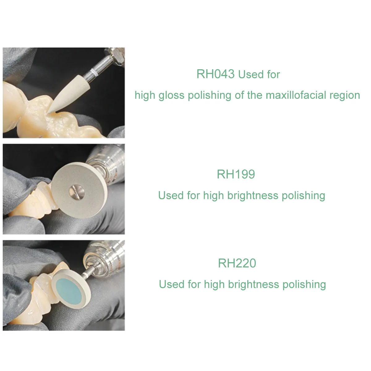 JEEDENT 9PCS/BOX Universal Polishing Kit