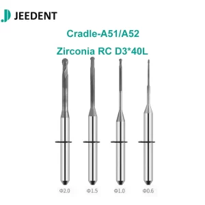 Jeedent Cradle-A51-A52 Zirconia Milling Burs