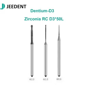 Jeedent Dentium-D3 Zirconia Milling Burs
