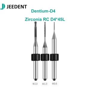Jeedent Dentium-D4 Zirconia Milling Burs