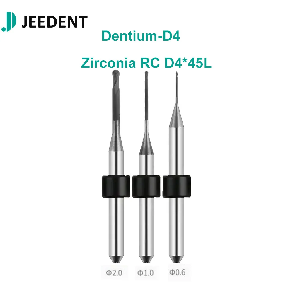 Jeedent Dentium-D4 Zirconia Milling Burs