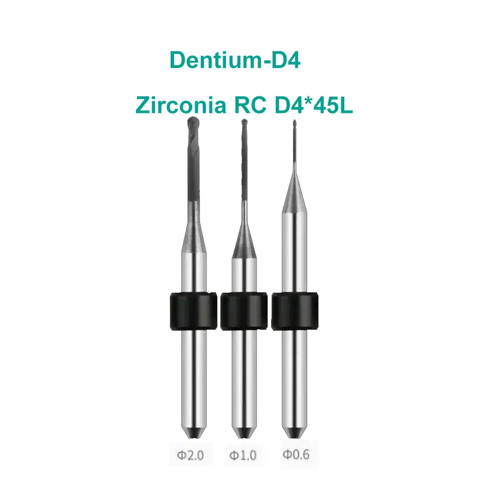 Jeedent Dentium-D4 Zirconia Milling Burs