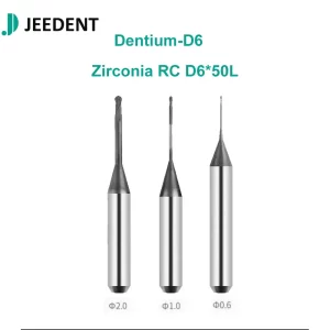 Jeedent Dentium-D6 Zirconia Milling Burs