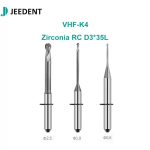 Jeedent VHF-K4 Zirconia Milling Burs