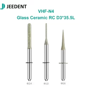 Jeedent VHF-N4 Glass Ceramic Milling Burs