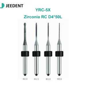 Jeedent YRC-5X Zirconia Milling Burs
