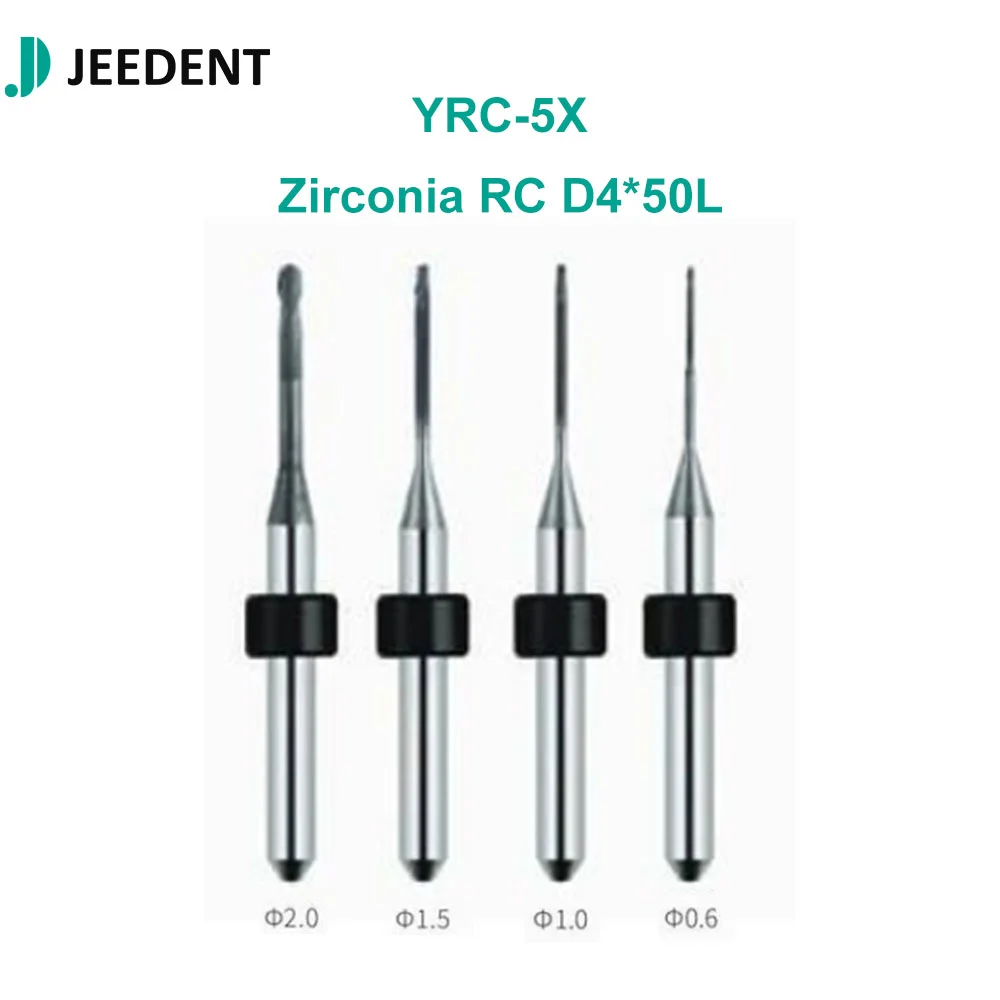Jeedent YRC-5X Zirconia Milling Burs