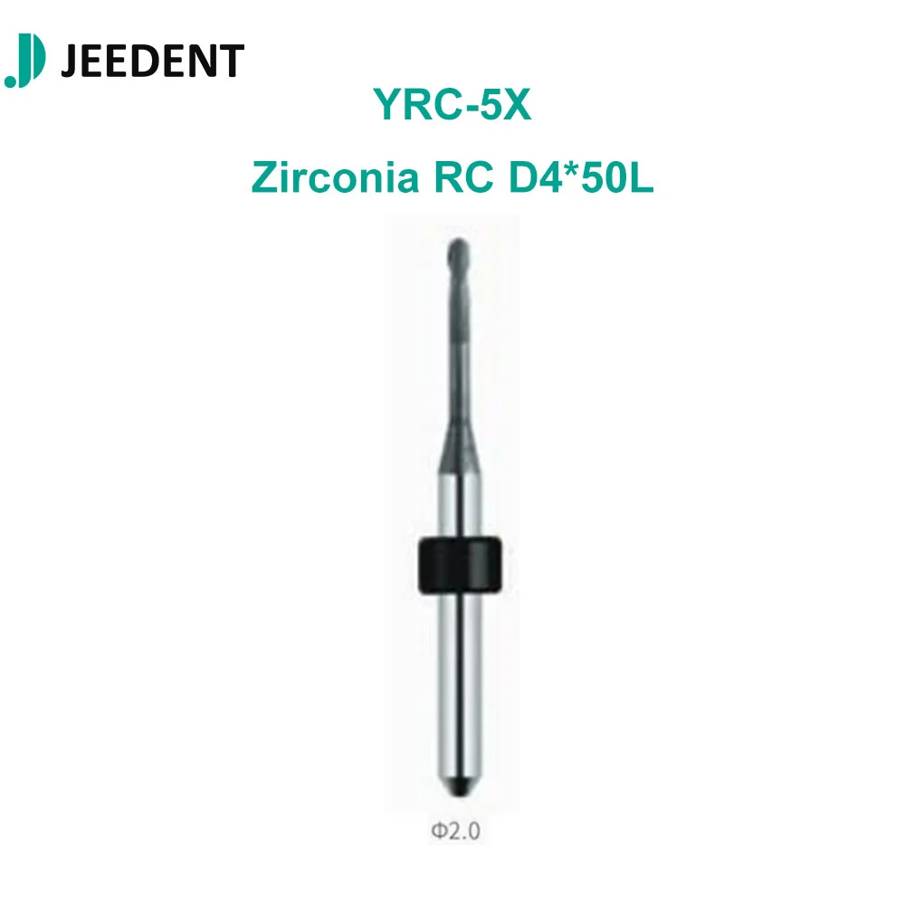 Jeedent YRC-5X Zirconia Milling Burs
