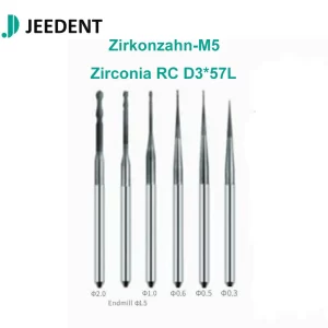 Jeedent Zirkonzahn-M5 Zirconia Milling Burs